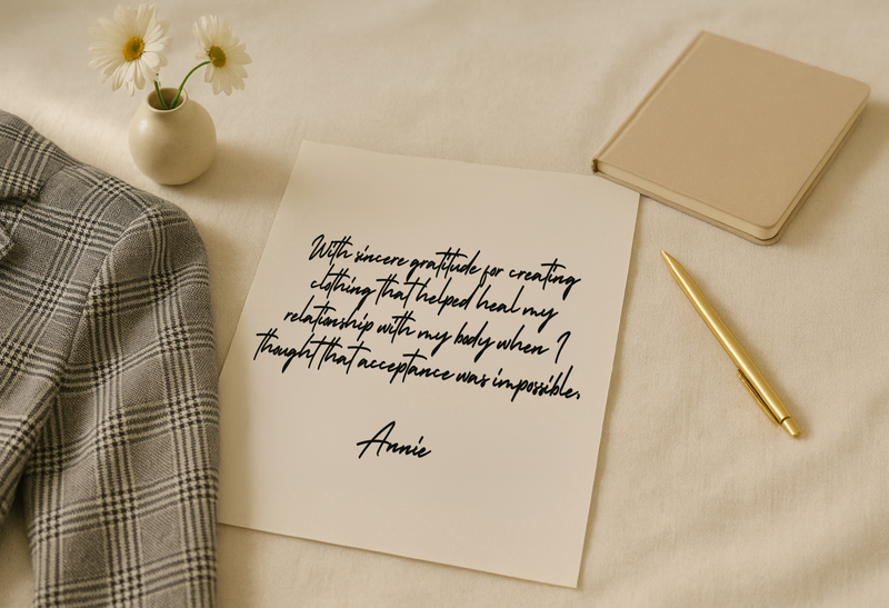 Petite Studio NYC - A real customer testimonial of body image triumph