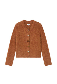 Petite Studio's Brayden Alpaca Cardigan in Ginger
