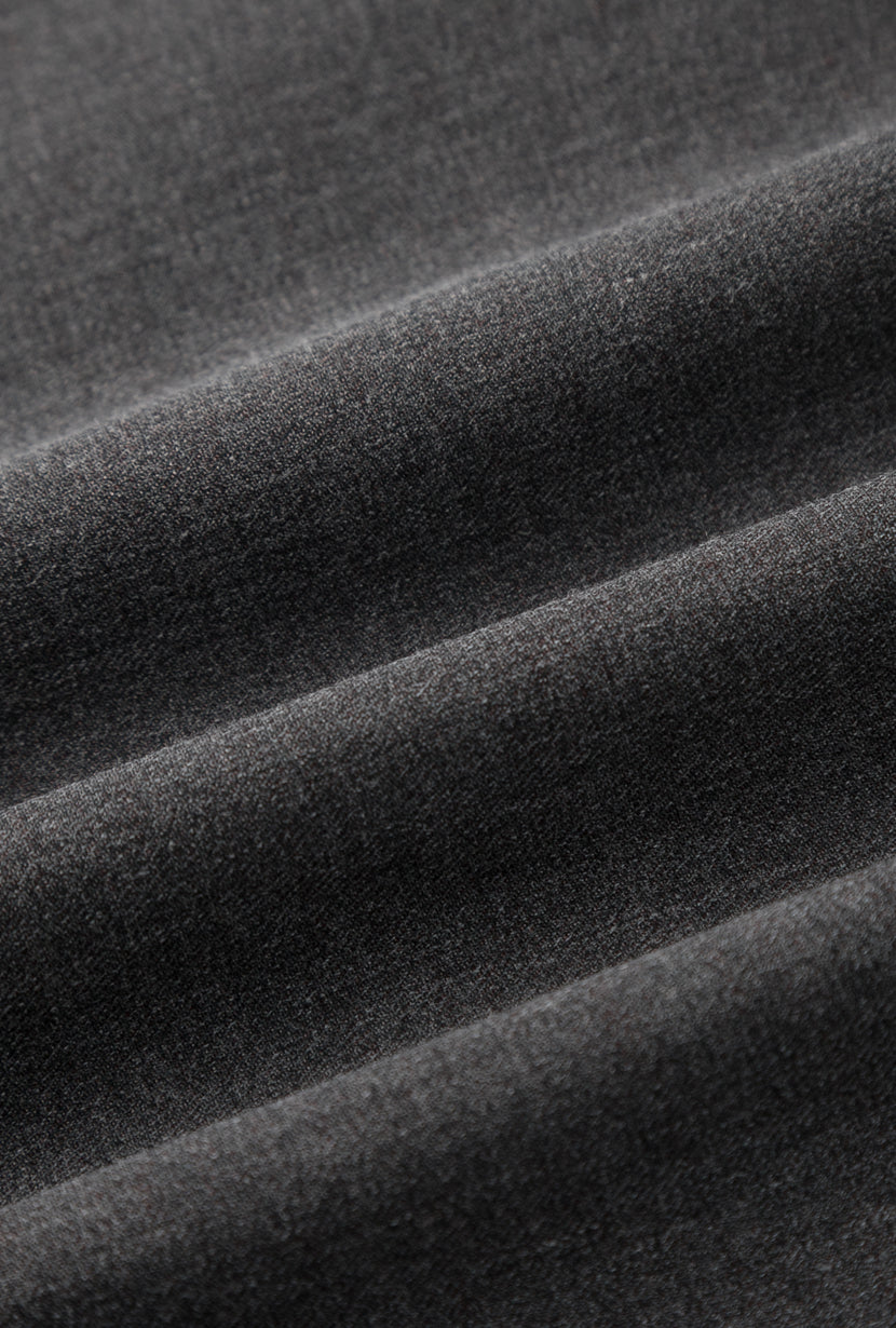 Petite Studio's Abby Wool Blend Dress in Charcoal