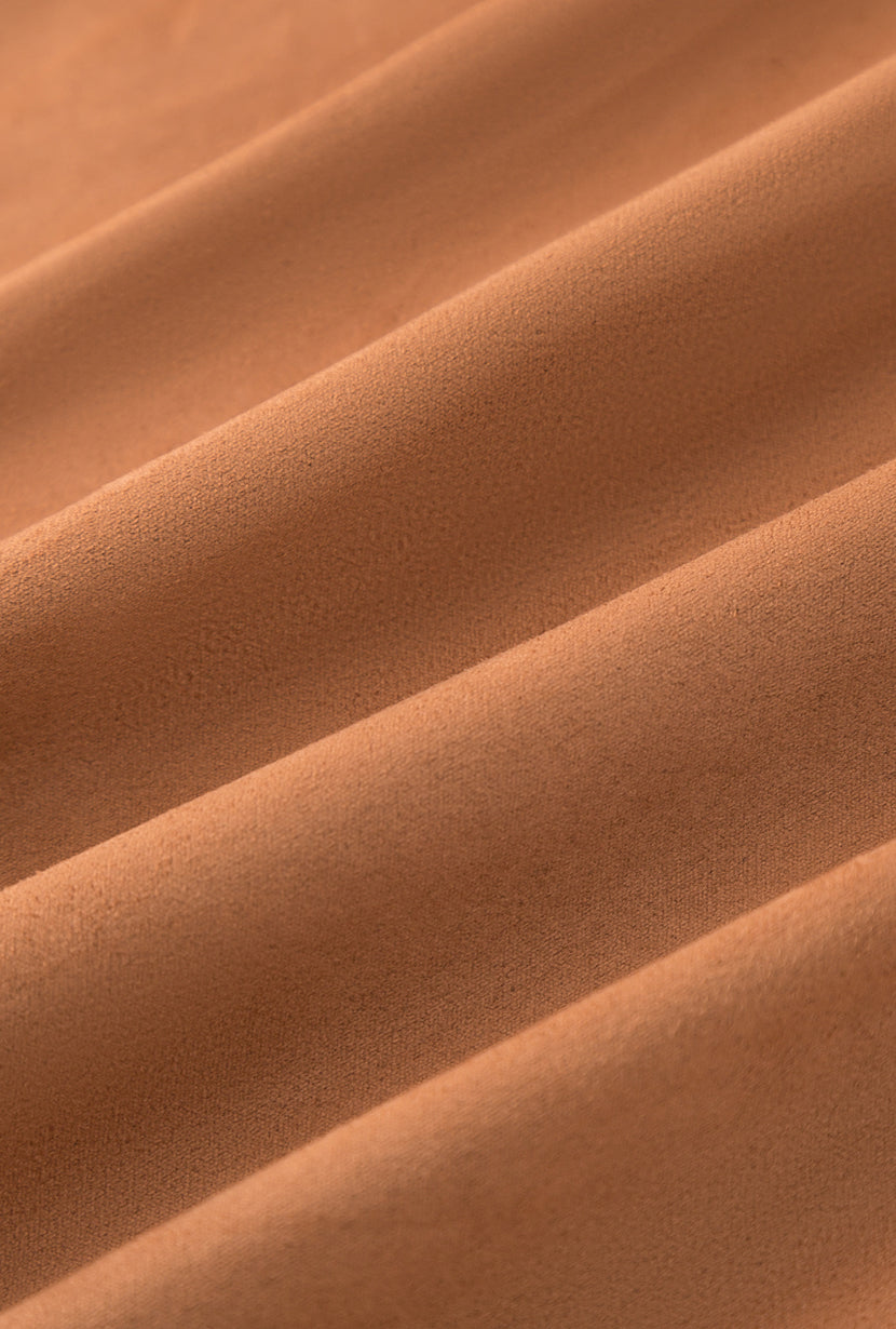 Petite Studio's Coleen Suede Shirt in Brown