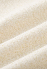 Petite Studio's Charmaine Oversized Wool Tweed Coat in Ivory