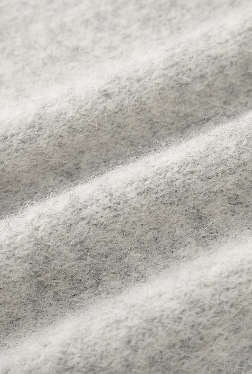 Petite Studio's Danica Knitted Alpaca Vest in Gray