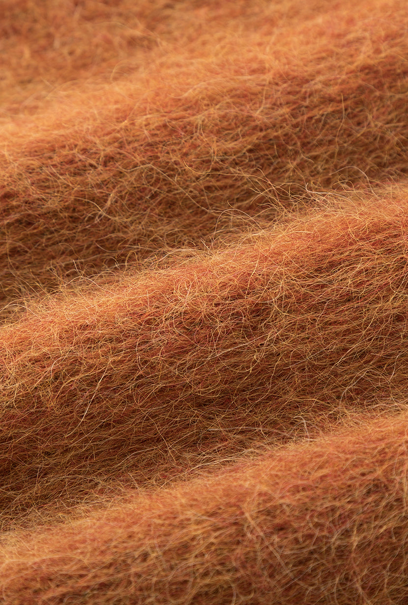 Petite Studio's Brayden Alpaca Cardigan in Ginger