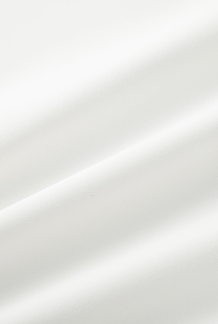 Petite Studio's Office-Appropriate Buvette Pearl Blouse in Ivory