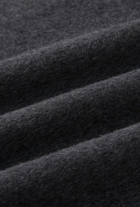 Petite Studio's Carina Wool Scarf Coat in Charcoal