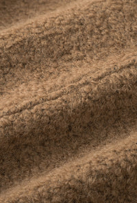 Petite Studio's Cole Wool Short Coat in Brown