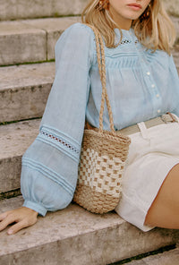 Petite Studio's Rattan Tote Bag