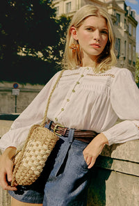 Petite Studio's Rattan Tote Bag