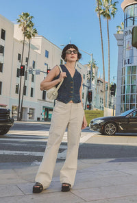 Petite Studio's Bridgett Vest in Denim