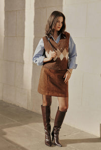 Measurements for Danica Knitted Alpaca Vest