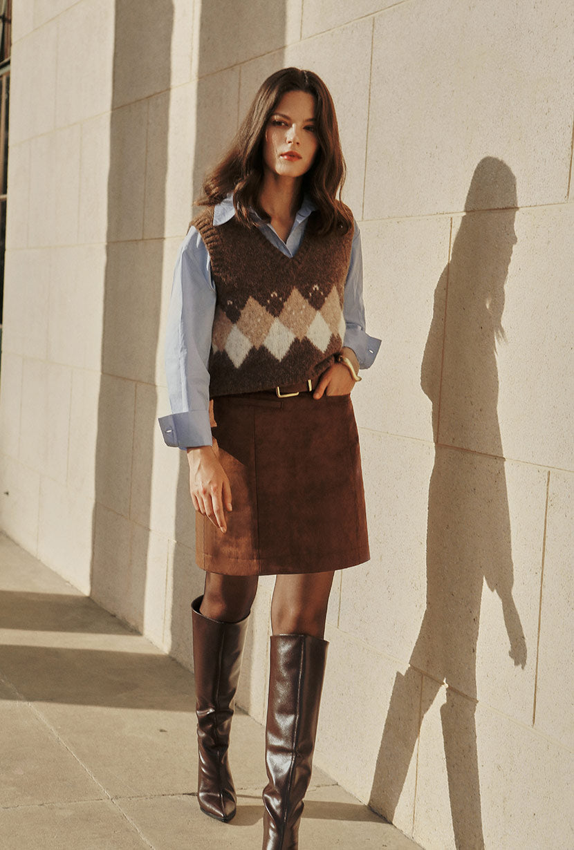 Measurements for Danica Knitted Alpaca Vest