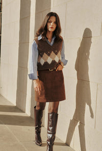 Measurements for Danica Knitted Alpaca Vest