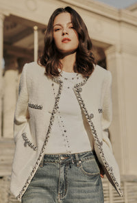 Petite Studio's Silver Pearl Strand Necklace