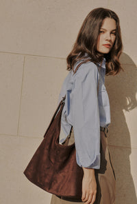 Petite Studio's Suede Hobo Bag