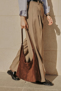 Petite Studio's Suede Hobo Bag
