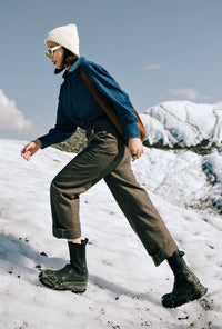 Petite Studio's Reign Wool Pants in Brownstone