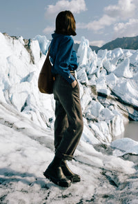 Petite Studio's Reign Wool Pants in Brownstone