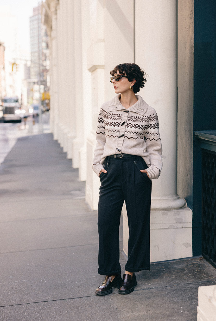 Petite Studio's Reign Wool Pants in Black