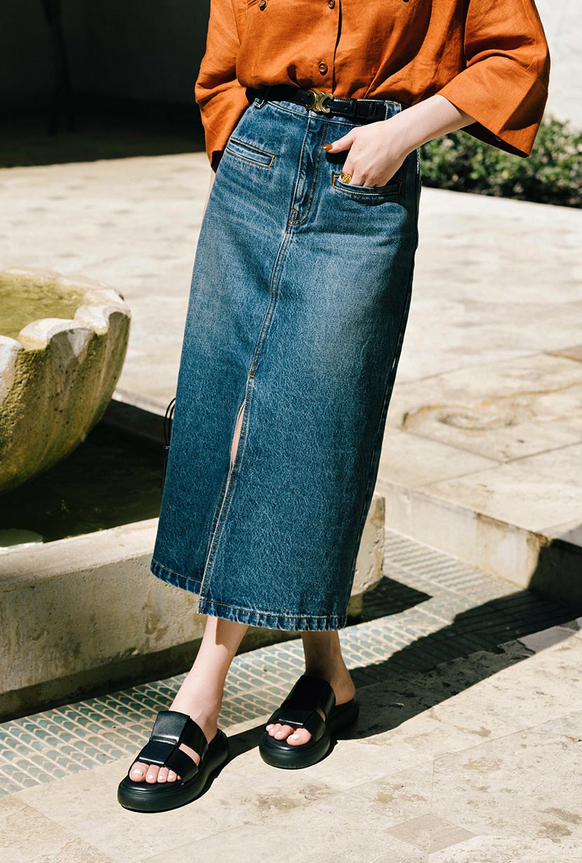 Petite Studio's Pippa Denim Skirt