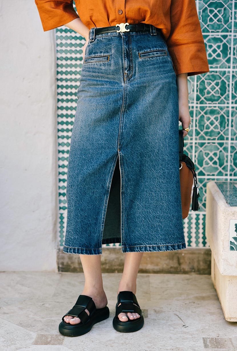 Petite Studio's Pippa Denim Skirt