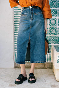 Petite Studio's Pippa Denim Skirt