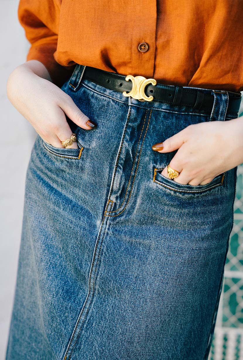 Petite Studio's Pippa Denim Skirt