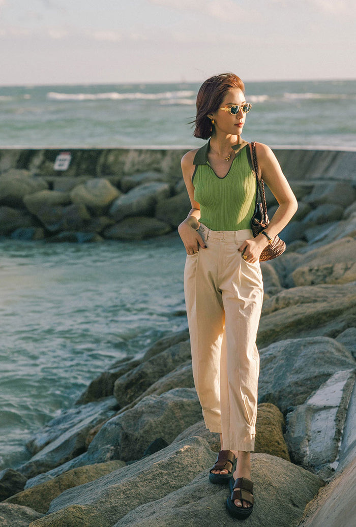 Petite Studio's Romi Pants in Cream