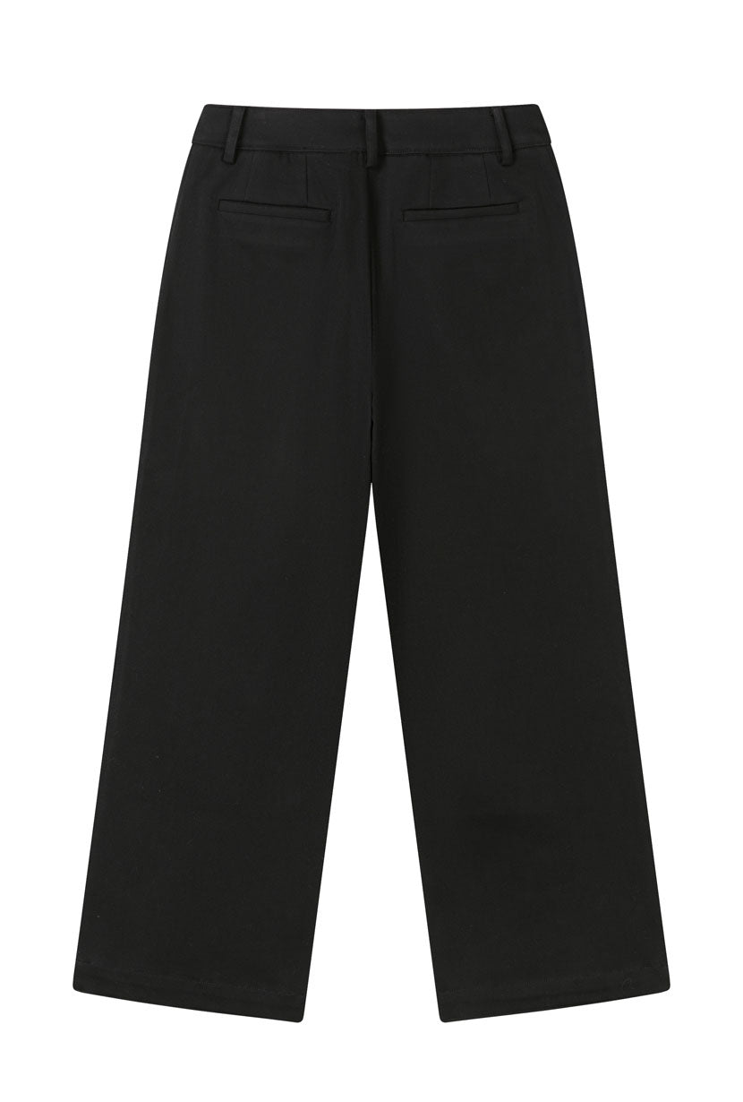 Petite Studio's Billy Denim Wide-Leg Pants in Black