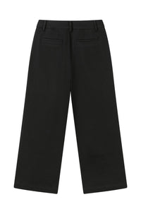 Petite Studio's Billy Denim Wide-Leg Pants in Black