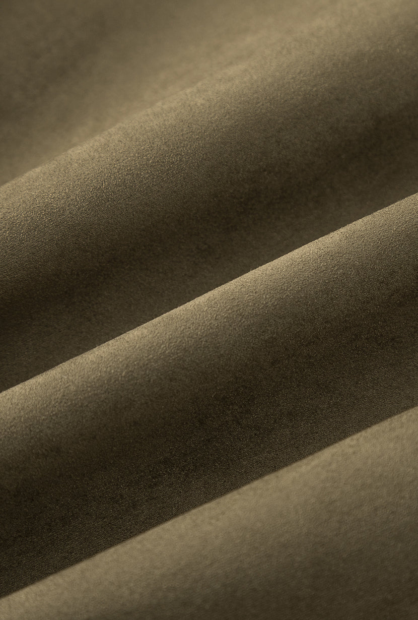 Petite Studio's Debbie Suede Pencil Skirt in Kahki Green