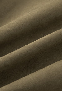 Petite Studio's Debbie Suede Pencil Skirt in Kahki Green