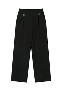 Petite Studio's Reign Wool Pants in Black