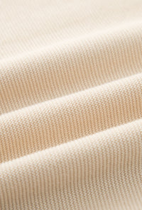 Petite Studio's Franco Cotton Knit Top in Beige