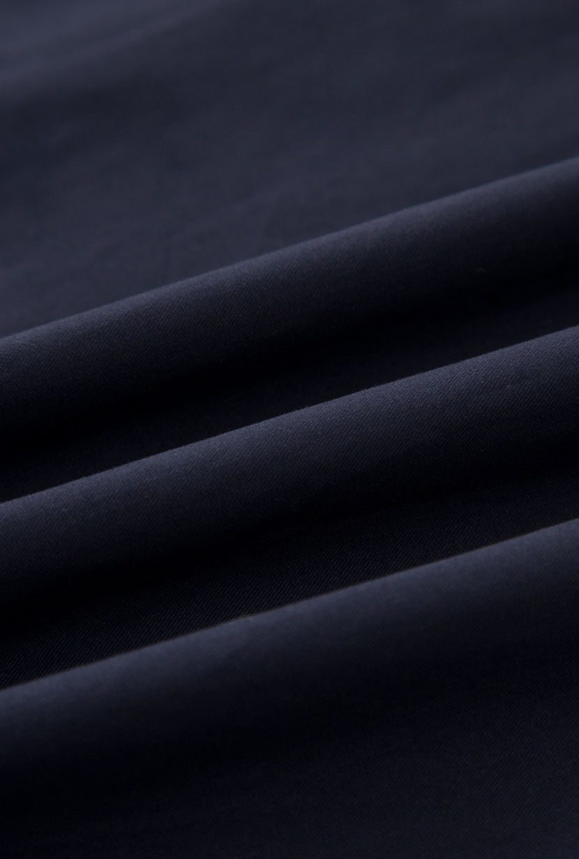 Petite Studio's Miles Cotton Midi Dress in Navy