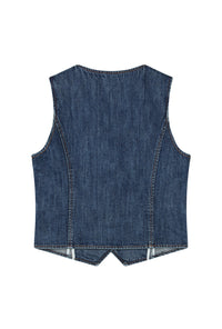 Petite Studio's Bridgett Vest in Denim