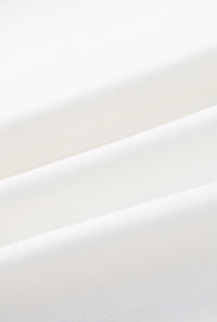 Petite Studio NYC's Elyna Linen Blouse in White