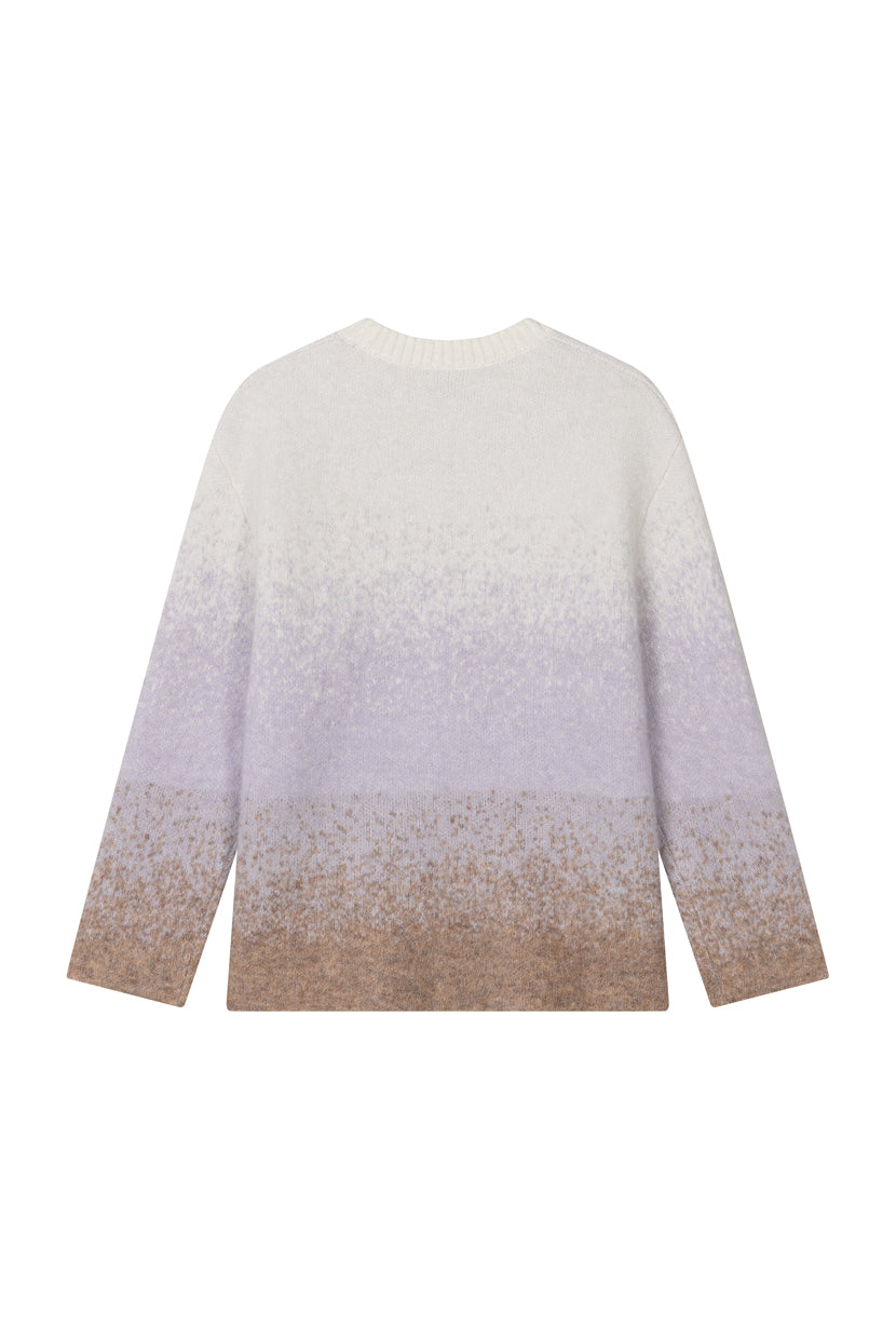 Petite Studio's Dale Mohair Sweater in Ombre Plum