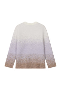 Petite Studio's Dale Mohair Sweater in Ombre Plum