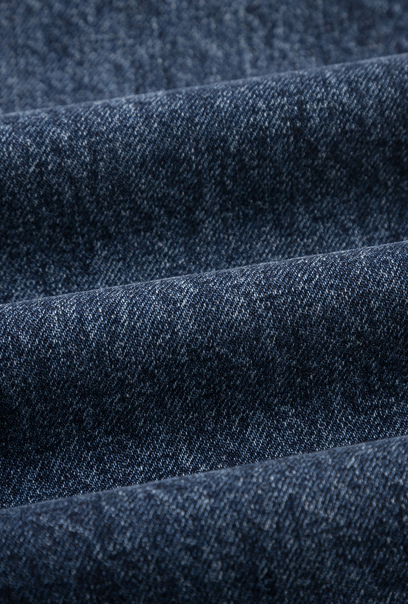 Petite Studio's Bentley Straight Cropped Jeans in Dark Indigo