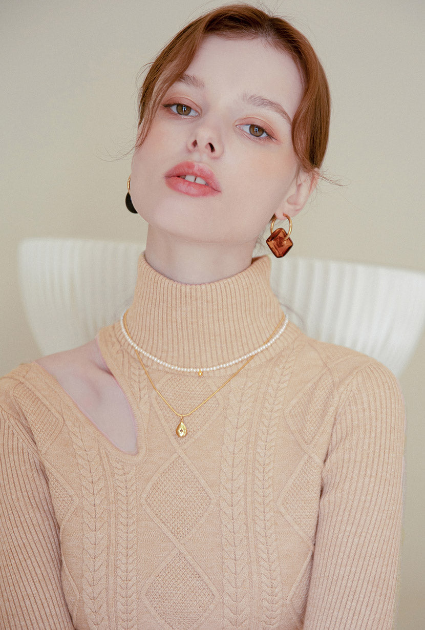 Petite Studio's Saffron Dress in Latte