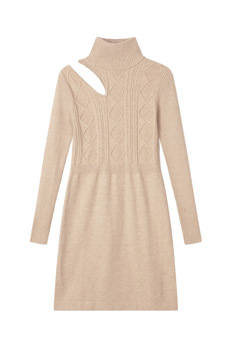 Petite Studio's Saffron Dress in Latte