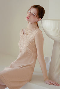 Petite Studio's Saffron Dress in Latte