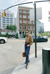 Petite Studio's Bentley Straight Cropped Jeans in Dark Indigo