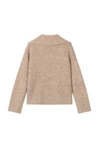 Petite Studio's Barry Wool Sweater in Tan