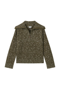 Petite Studio's Barry Wool Sweater in Moss
