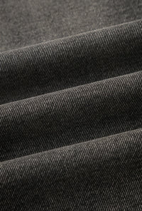 Petite Studio's Cayden Mid Rise Straight Leg Jeans in Charcoal 