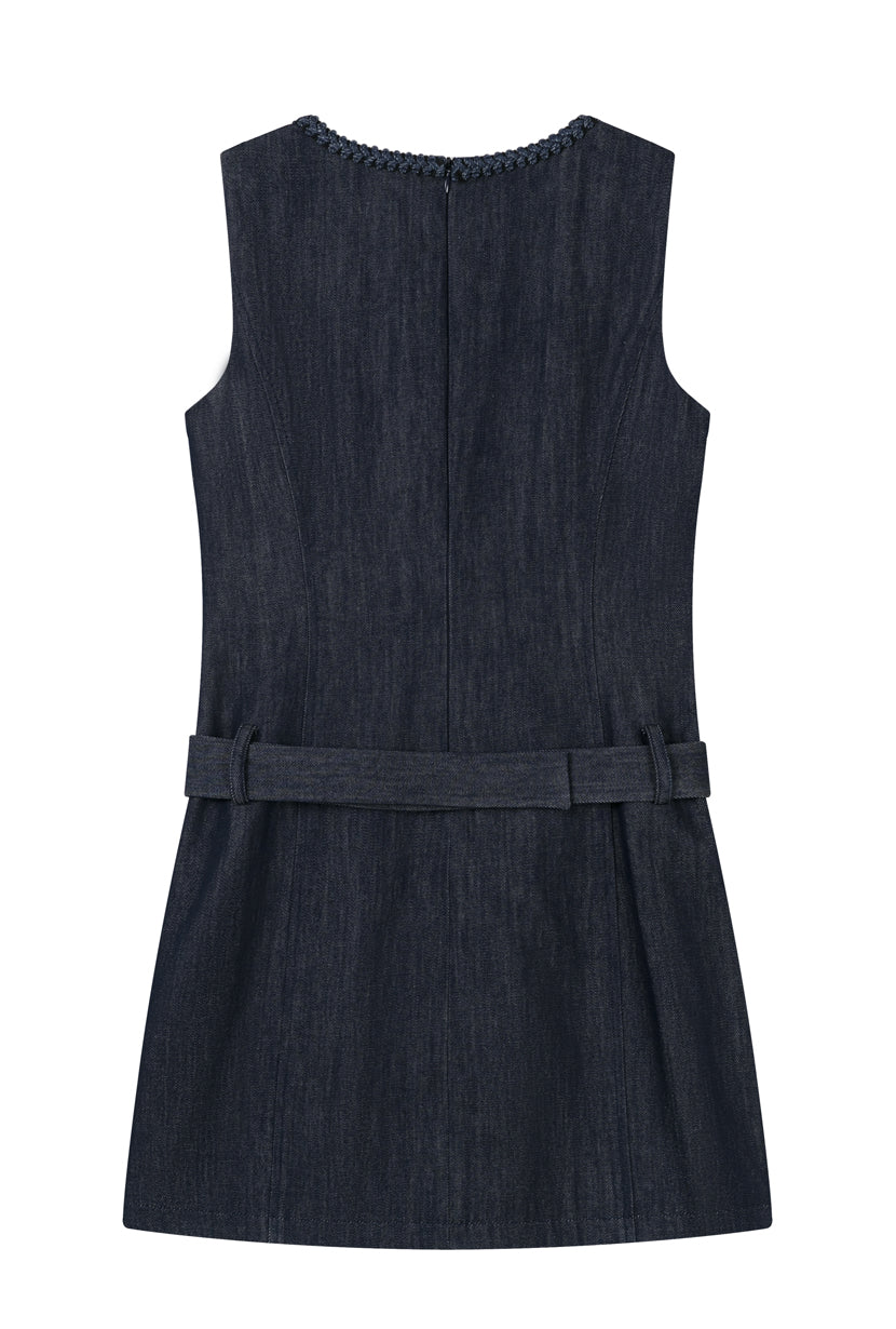 Petite Studio's Denzel Cotton Dress in Indigo