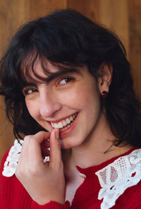 Petite Studio's Adina Enamel Clip Earrings