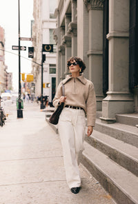 Petite Studio's Barry Wool Sweater in Tan