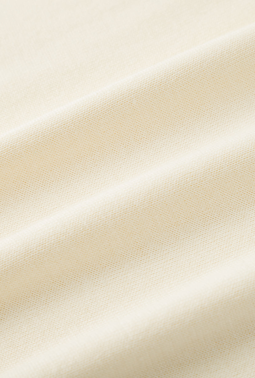 Petite Studio's Eugene Cotton Knit Top in Ivory 